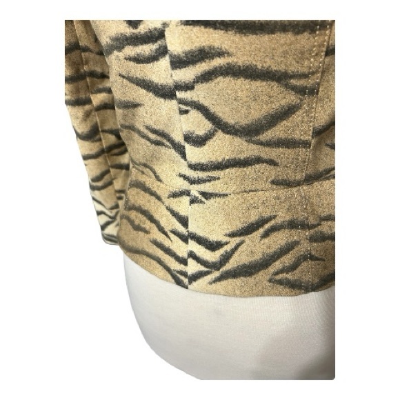 Vintage 1980s, Alberto Malaki sport, Tiger Print Jacket - Picture 5 of 6